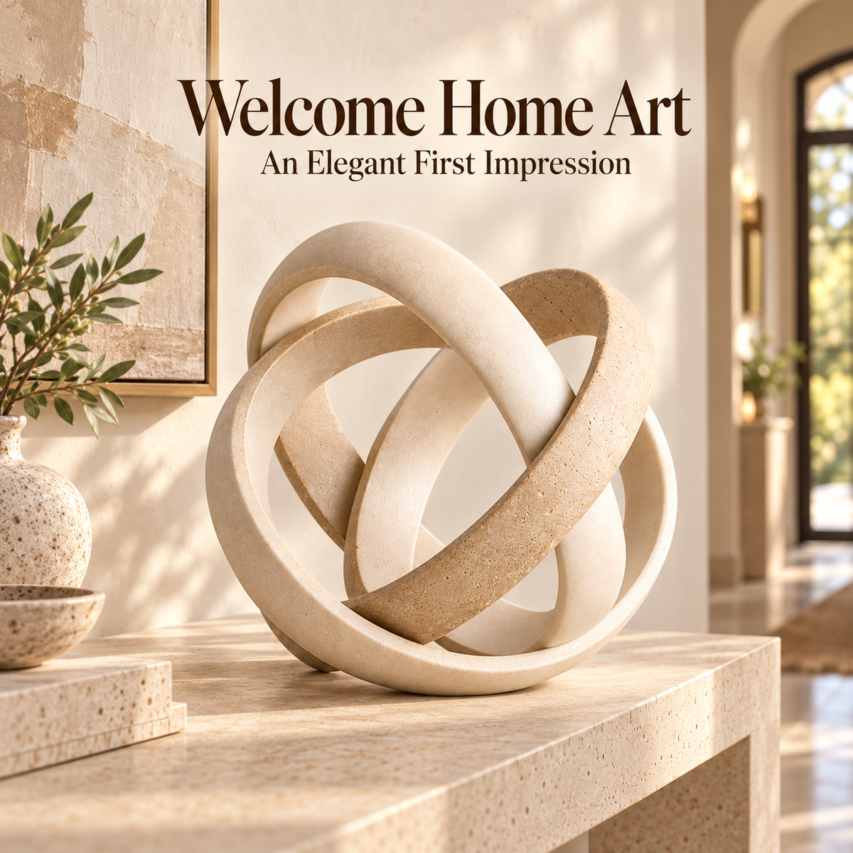 Orbit Bloom Interwoven Sculpture