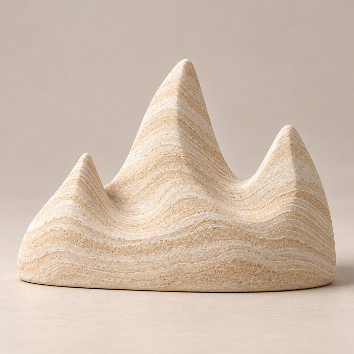Silent Peaks Mountain Sculpture
