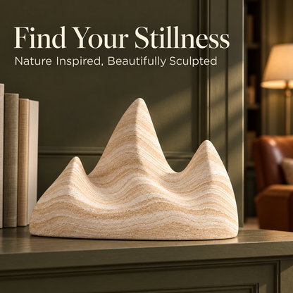 Silent Peaks Mountain Sculpture