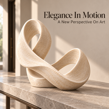 Ribbon Reverie Abstract Sculpture